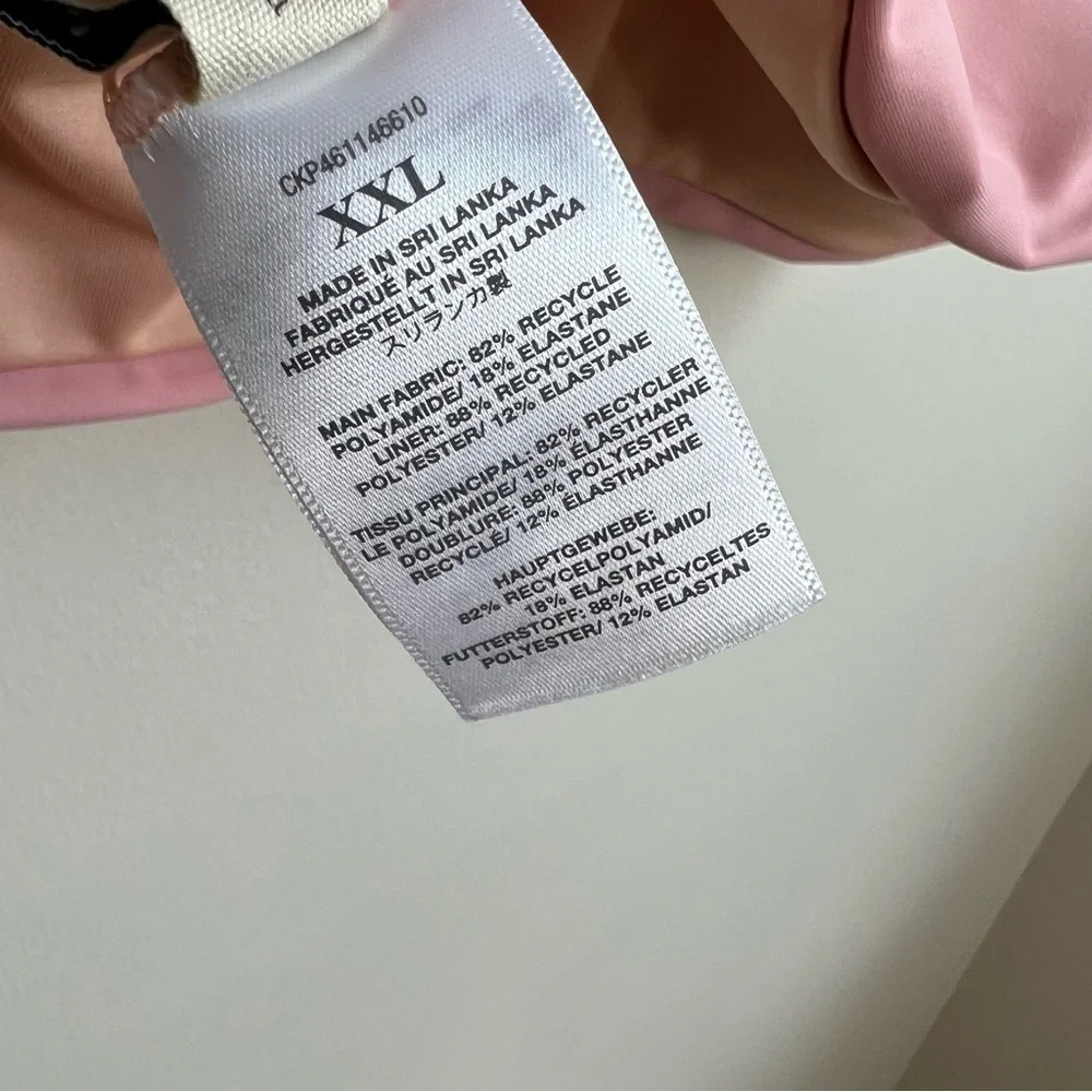 NWT Madewell Second Wave Spaghetti-Strap‎ Bandeau Bikini Top